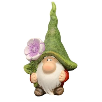 Wichtel stehend mit Blume (25cm)